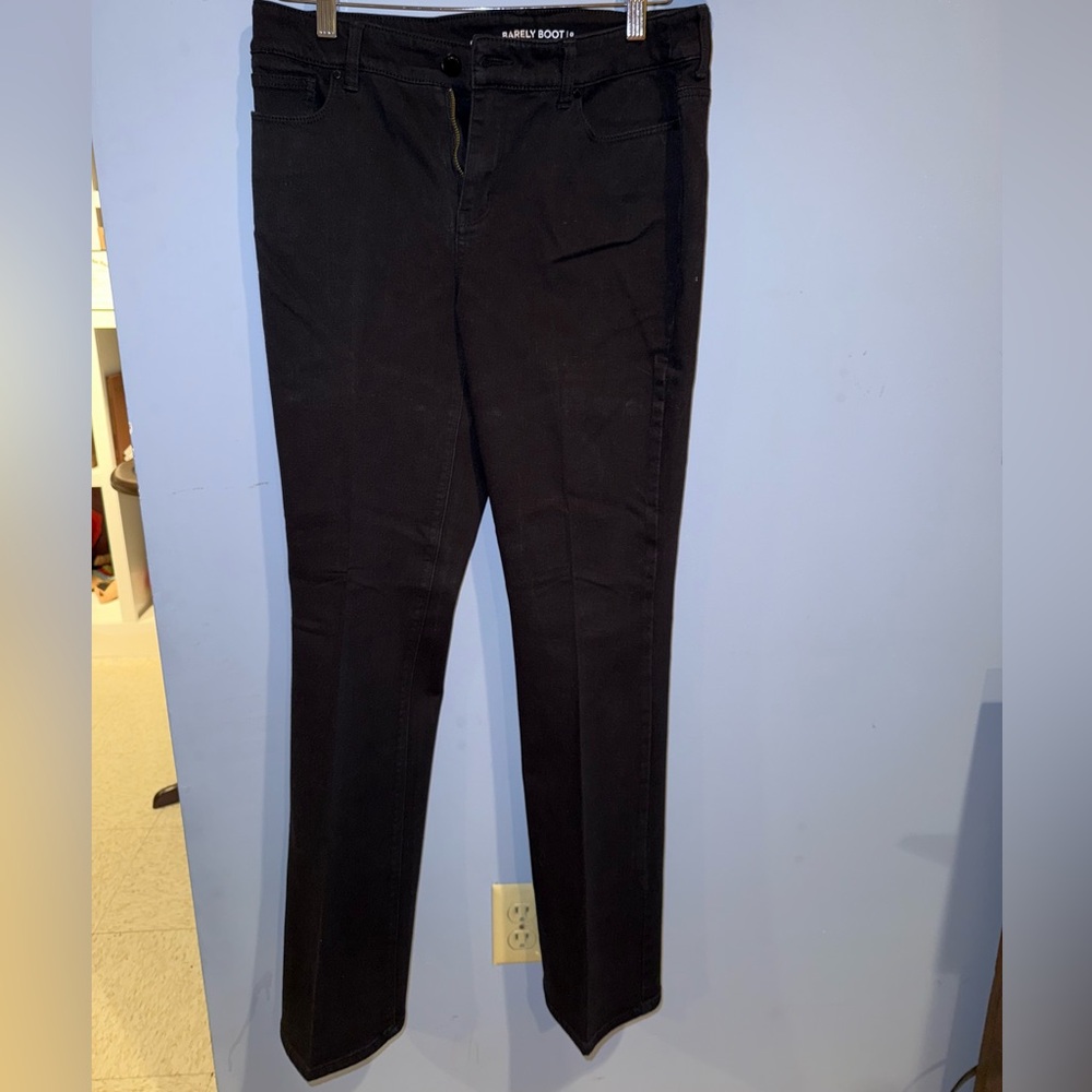 Chico's Black Barely Boot Jeans